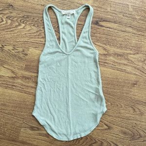 XS Mint Color Soft Racerback Tank